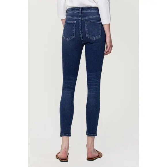 FLYING MONKEY Women's High Rise Super Soft Ankle Skinny Jeans Size 25 In Blue - Picture 2 of 10